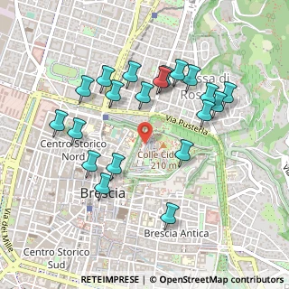Mappa Galleria Tito Speri, 25121 Brescia BS, Italia (0.477)