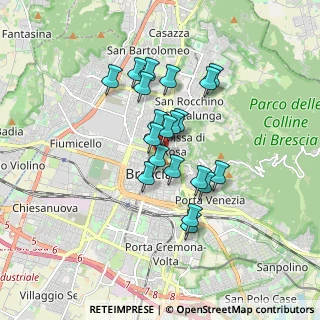 Mappa Galleria Tito Speri, 25121 Brescia BS, Italia (1.3625)