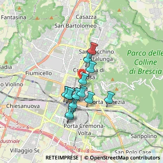 Mappa Galleria Tito Speri, 25121 Brescia BS, Italia (1.36571)