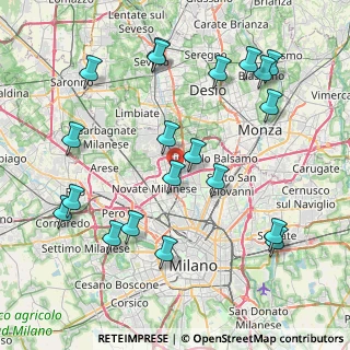 Mappa Via Paolo VI, 20032 Cormano MI, Italia (9.221)