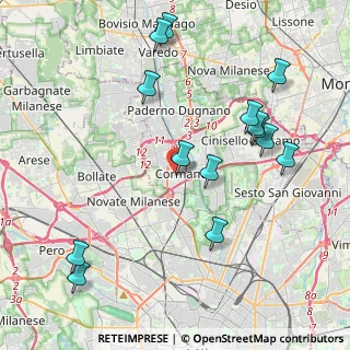 Mappa Via Paolo VI, 20032 Cormano MI, Italia (4.59929)