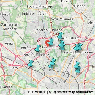 Mappa Via Paolo VI, 20032 Cormano MI, Italia (3.94583)