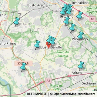 Mappa Via Giacomo Puccini, 20020 Busto Garolfo MI, Italia (5.23133)