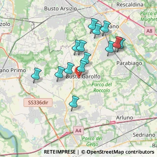 Mappa Via Giacomo Puccini, 20020 Busto Garolfo MI, Italia (3.415)