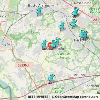 Mappa Via Giacomo Puccini, 20020 Busto Garolfo MI, Italia (4.5175)