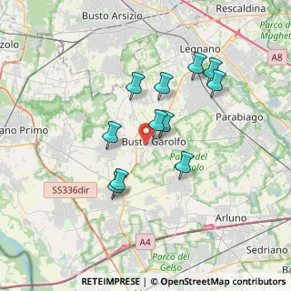 Mappa Via Giacomo Puccini, 20020 Busto Garolfo MI, Italia (3.08727)