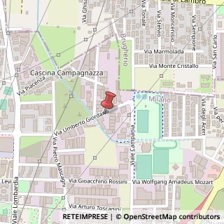Mappa Via Umberto Giordano, 38, 20093 Cologno Monzese, Milano (Lombardia)