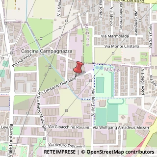 Mappa Via Umberto Giordano,  40, 20093 Cologno Monzese, Milano (Lombardia)