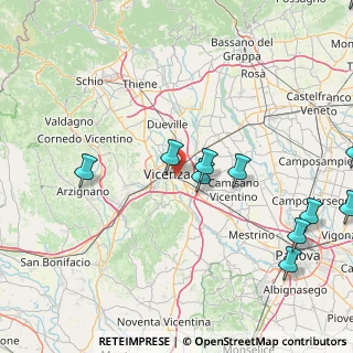 Mappa Via Francesco Molon, 36100 Vicenza VI, Italia (21.82091)