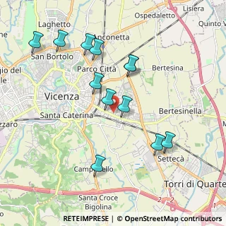 Mappa Via Francesco Molon, 36100 Vicenza VI, Italia (1.94333)
