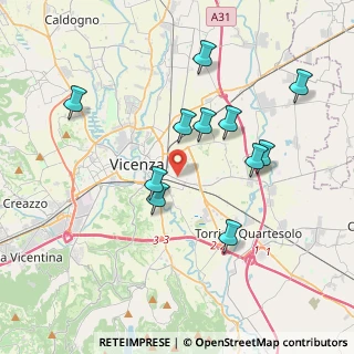 Mappa Via Francesco Molon, 36100 Vicenza VI, Italia (3.62)