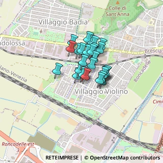 Mappa Via Padre Ottorino Marcolini, 25126 Brescia BS, Italia (0.26667)