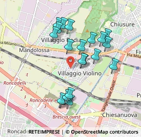 Mappa Via Padre Ottorino Marcolini, 25126 Brescia BS, Italia (0.8615)