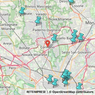 Mappa Via A. Negri, 20032 Cormano MI, Italia (6.28)