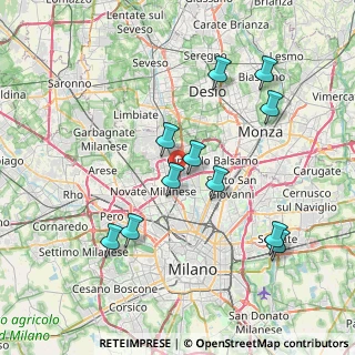 Mappa Via A. Negri, 20032 Cormano MI, Italia (7.53909)