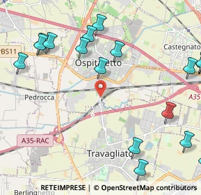 Mappa Via dei Mille, 25035 Ospitaletto BS, Italia (2.92333)