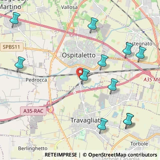 Mappa Via dei Mille, 25035 Ospitaletto BS, Italia (2.72)