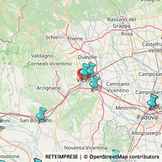 Mappa Via Arcangelo Corelli, 36100 Vicenza VI, Italia (34.63824)