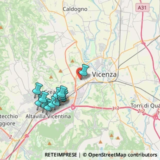 Mappa Via Arcangelo Corelli, 36100 Vicenza VI, Italia (4.05462)