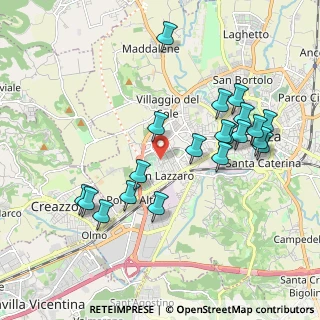Mappa Via Arcangelo Corelli, 36100 Vicenza VI, Italia (2.0005)
