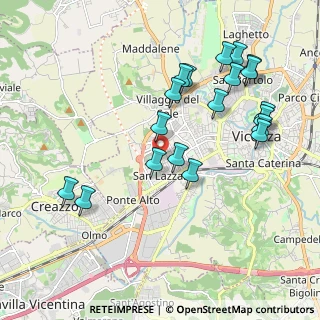 Mappa Via Arcangelo Corelli, 36100 Vicenza VI, Italia (2.10053)