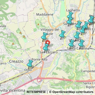 Mappa Via Arcangelo Corelli, 36100 Vicenza VI, Italia (2.63143)