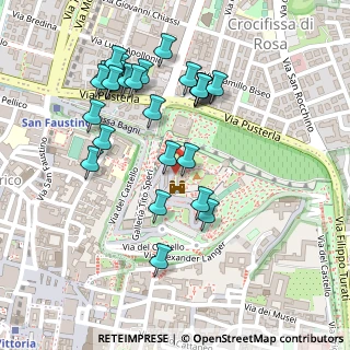 Mappa Via del Castello, 25122 Brescia BS, Italia (0.23704)