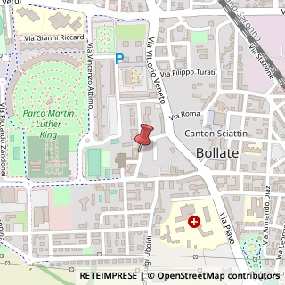 Mappa Via Papa Leone XIII, 6, 20021 Bollate, Milano (Lombardia)