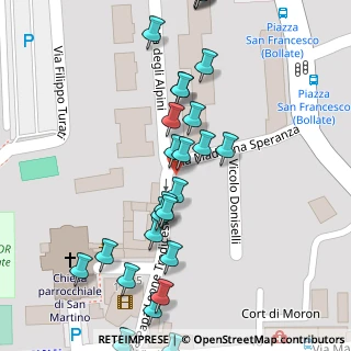 Mappa Via Papa Leone XIII, 20021 Bollate MI, Italia (0.06296)