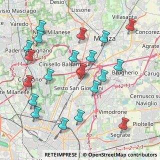 Mappa Piazza I Maggio, 20099 Sesto San Giovanni MI, Italia (4.625)