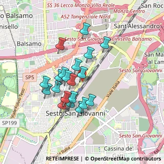 Mappa Piazza I Maggio, 20099 Sesto San Giovanni MI, Italia (0.741)