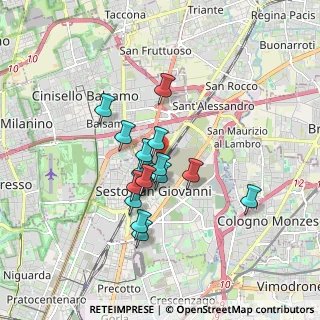 Mappa Piazza I Maggio, 20099 Sesto San Giovanni MI, Italia (1.34625)