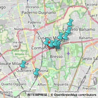 Mappa E64, 20095 Cusano Milanino MI, Italia (1.34636)