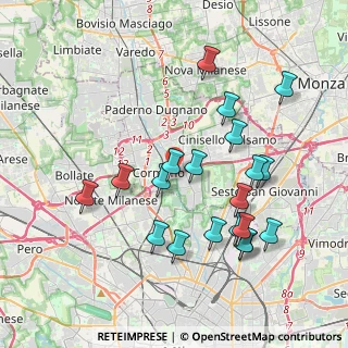Mappa E64, 20032 Cormano MI, Italia (3.9535)