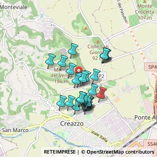 Mappa Via delle Vigne, 36051 Creazzo VI, Italia (0.72759)