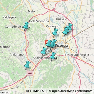 Mappa Via delle Vigne, 36051 Creazzo VI, Italia (5.83727)