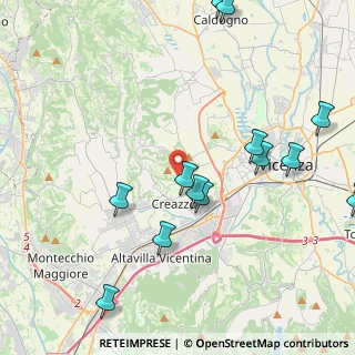 Mappa Via delle Vigne, 36051 Creazzo VI, Italia (4.90154)