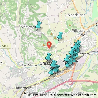 Mappa Via delle Vigne, 36051 Creazzo VI, Italia (2.0435)