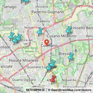 Mappa Via Molinazzo, 20032 Cormano MI, Italia (2.84417)