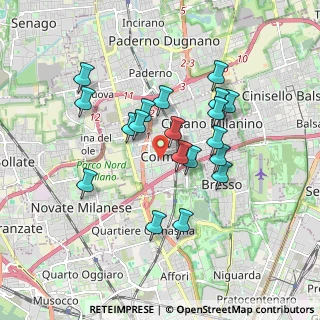 Mappa Via Molinazzo, 20032 Cormano MI, Italia (1.58)