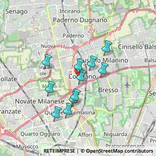 Mappa Via Molinazzo, 20032 Cormano MI, Italia (1.50364)