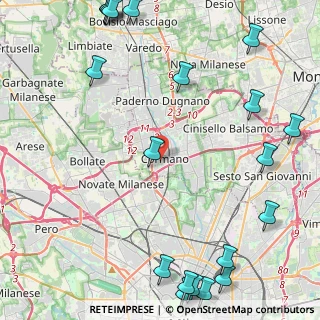 Mappa Via Molinazzo, 20032 Cormano MI, Italia (6.6695)