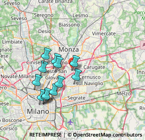 Mappa Via dei Platani, 20093 Cologno Monzese MI, Italia (6.64538)