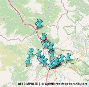 Mappa 10010 Settimo Vittone TO, Italia (7.064)