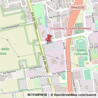 Mappa Via Fabio Filzi, 53, 20032 Cormano, Milano (Lombardia)