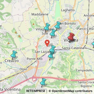 Mappa Via Luigi Luzzatti, 36100 Vicenza VI, Italia (2.13455)