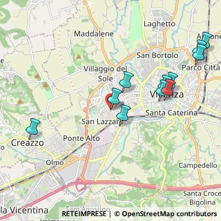 Mappa Via Luigi Luzzatti, 36100 Vicenza VI, Italia (2.26636)