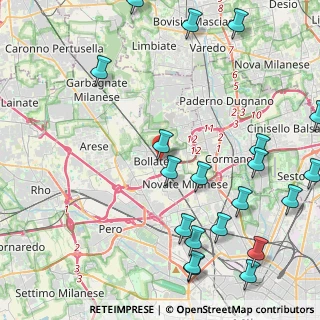 Mappa Via Giovanni Pascoli, 20021 Bollate MI, Italia (5.7885)