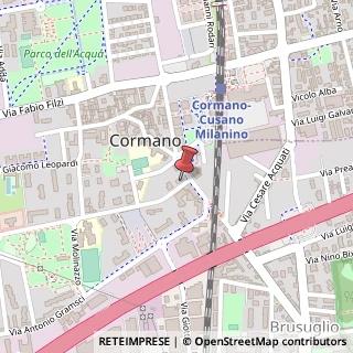 Mappa Via Papa Giovanni XXIII, 2, 20032 Cormano, Milano (Lombardia)