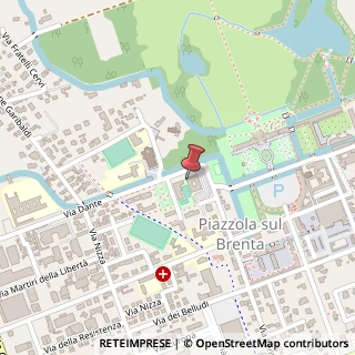 Mappa Piazza della Pace, 18, 35016 Piazzola sul Brenta, Padova (Veneto)